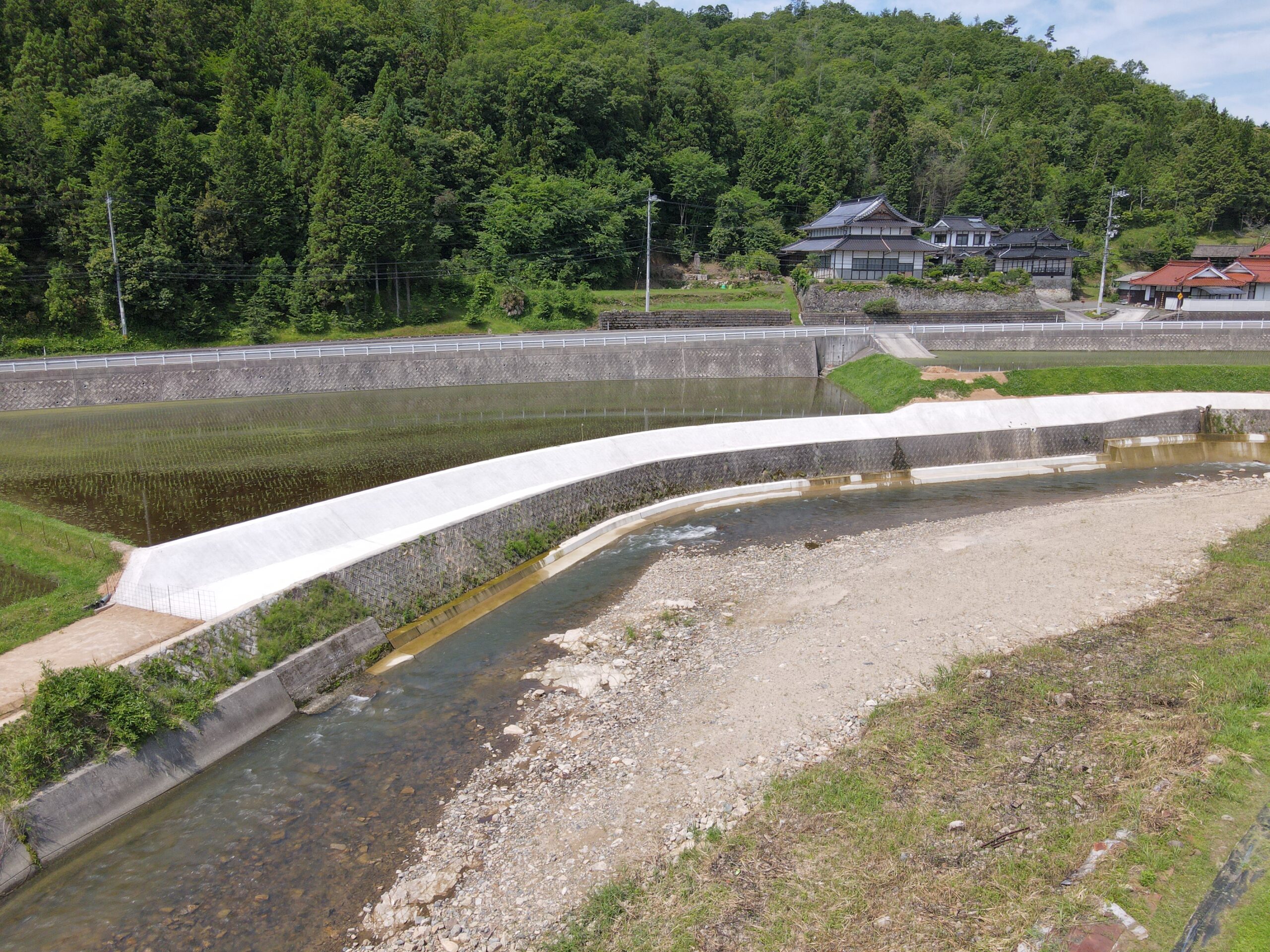 二級河川沼田川水系椋梨川河川災害復旧工事